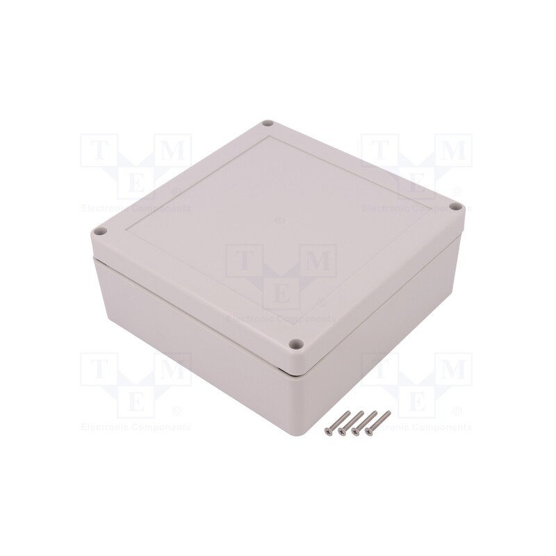 1 pcs x KRADEX - ZP150.150.60JH TM ABS - Enclosure: multipurpose, X: 150mm, Y: 150mm, Z: 60mm, ZP, ABS, gasket