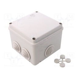 1 pcs x ABB - 821 - Enclosure: junction box, X: 100mm, Y: 100mm, Z: 80mm, wall mount