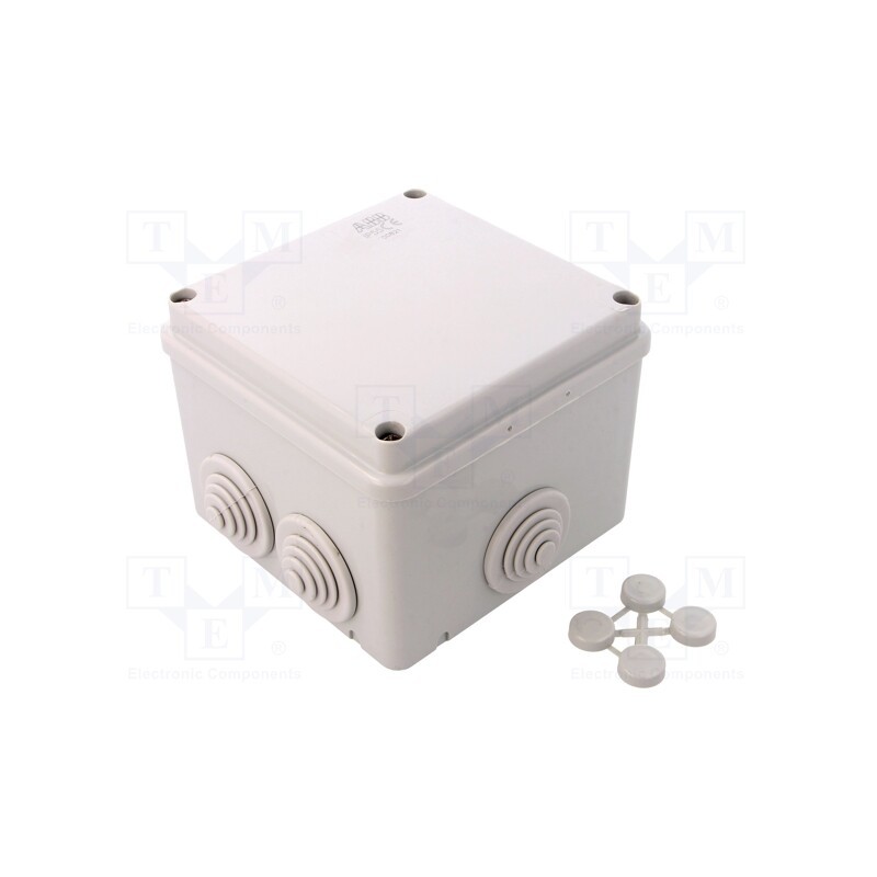 1 pcs x ABB - 821 - Enclosure: junction box, X: 100mm, Y: 100mm, Z: 80mm, wall mount