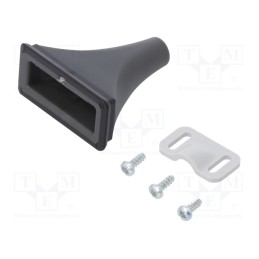 1 set x HAMMOND - 1552CPGKITBK - Strain relief, HM-1552C1BK,HM-1552C3BK,HM-1552C5BK, black