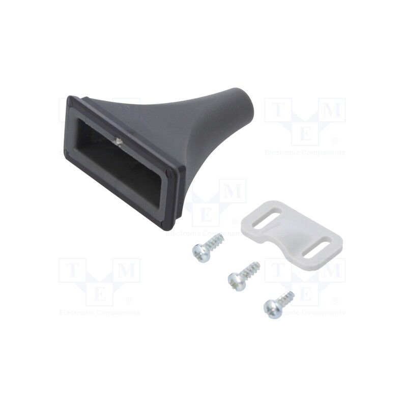 1 set x HAMMOND - 1552CPGKITBK - Strain relief, HM-1552C1BK,HM-1552C3BK,HM-1552C5BK, black