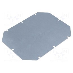 1 pcs x FIBOX - MP 2419 - Mounting plate, zinc-plated steel, W: 210mm, L: 160mm, Thk: 1.5mm