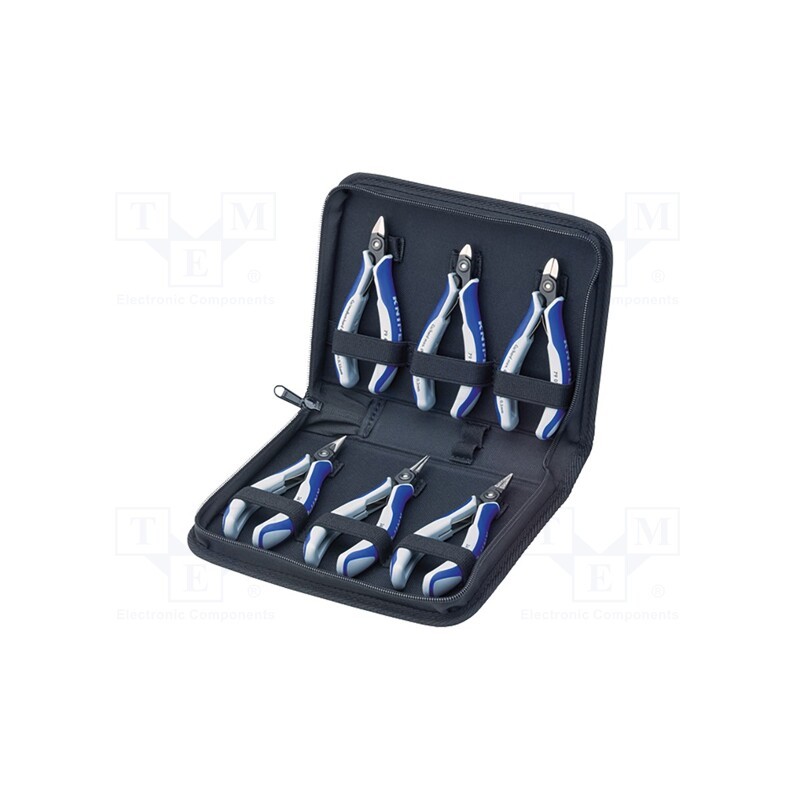 1 set x KNIPEX - 00 20 16 P - Kit: pliers, bag, 6pcs.
