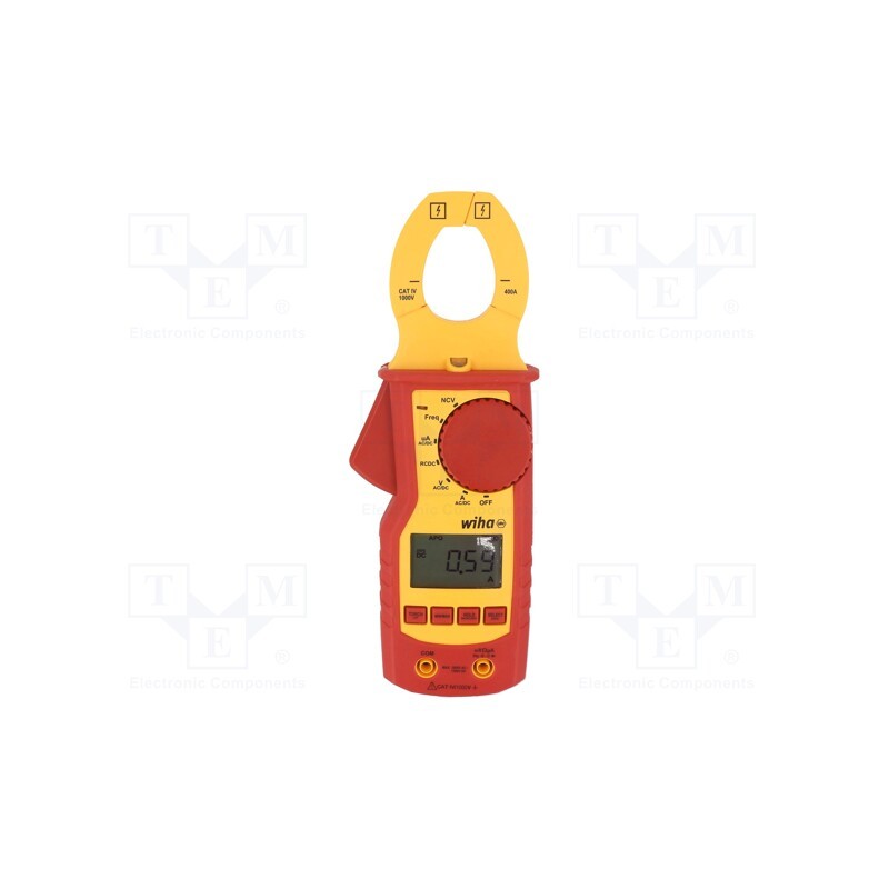 1 pcs x WIHA - 45219 - Meter: multifunction, digital,pincers type, LCD, I DC: 400uA÷40A