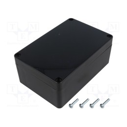 1 pcs x MASZCZYK - KM-175IBK - Enclosure: multipurpose, X: 90mm, Y: 135mm, Z: 55mm, ABS, black, IP65
