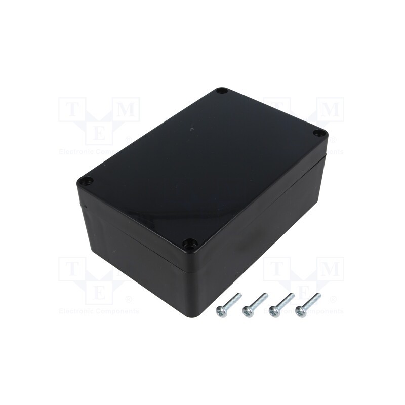 1 pcs x MASZCZYK - KM-175IBK - Enclosure: multipurpose, X: 90mm, Y: 135mm, Z: 55mm, ABS, black, IP65