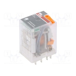 1 pcs x ABB - 1SVR405612R0300 - Relay: electromagnetic, 3PDT, Ucoil: 12VAC, Icontacts max: 10A