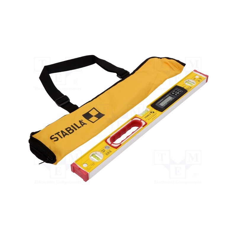 1 pcs x STABILA - 17670 - Electronic level, L: 610mm, IP65, Kit: carrying case