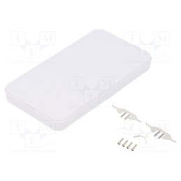 1 pcs x TAKACHI - CS115-W - Enclosure: multipurpose, X: 63mm, Y: 115mm, Z: 12mm, CS, ABS, white