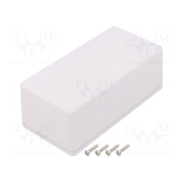 1 pcs x TAKACHI - TWN7-3-13W - Enclosure: multipurpose, X: 65mm, Y: 130mm, Z: 25.6mm, TWN, ABS, white