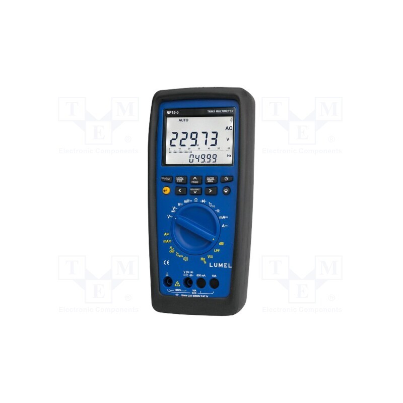 1 pcs x LUMEL - NP15-500M1 - Digital multimeter, LCD, 4x/s, VDC: 60mV,600mV,6V,60V,600V,1kV
