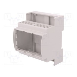 1 pcs x ITALTRONIC - 25.0402000.BL - Enclosure: for DIN rail mounting, Y: 90mm, X: 71.3mm, Z: 62mm, grey