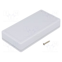 1 pcs x HAMMOND - 1599BSGYBAT - Enclosure: multipurpose, X: 65mm, Y: 130mm, Z: 25mm, 1599, ABS, grey