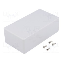 1 pcs x HAMMOND - 1591CGY - Enclosure: multipurpose, X: 65mm, Y: 120mm, Z: 40mm, 1591, ABS, grey