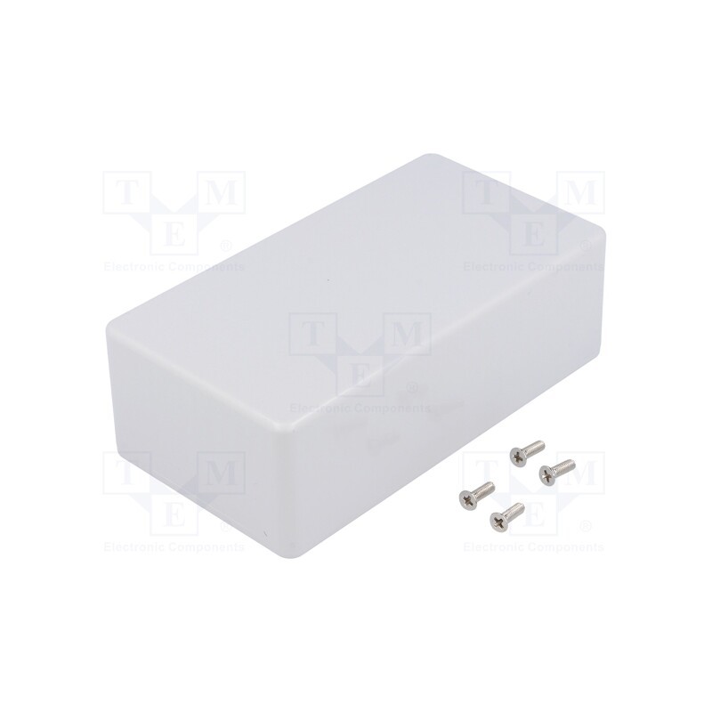1 pcs x HAMMOND - 1591CGY - Enclosure: multipurpose, X: 65mm, Y: 120mm, Z: 40mm, 1591, ABS, grey