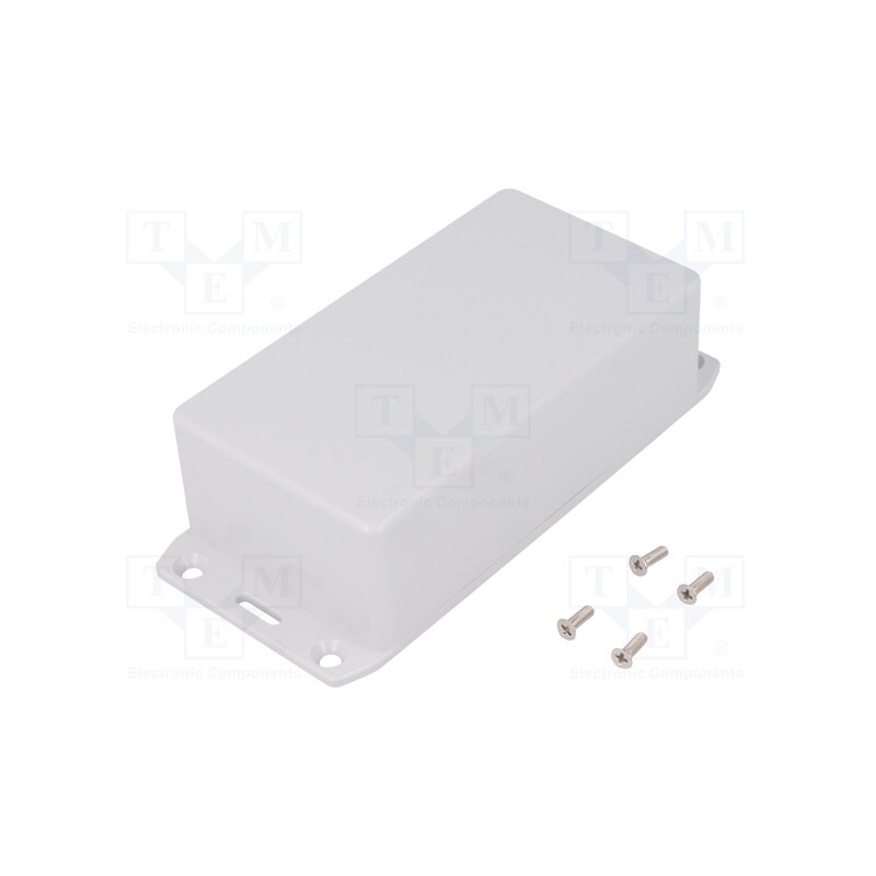 1 pcs x HAMMOND - 1591CFLGY - Enclosure: multipurpose, X: 65mm, Y: 120mm, Z: 40mm, 1591, ABS, grey