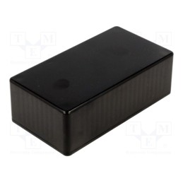 1 pcs x HAMMOND - 1591CBK - Enclosure: multipurpose, X: 65mm, Y: 120mm, Z: 36mm, 1591, ABS, black