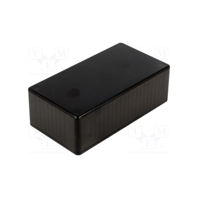 1 pcs x HAMMOND - 1591CBK - Enclosure: multipurpose, X: 65mm, Y: 120mm, Z: 36mm, 1591, ABS, black