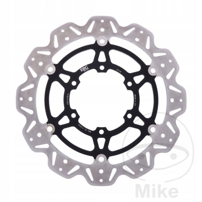 Front brake disc EBC vr3107blk