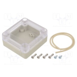 1 pcs x HAMMOND - RP1015C - Enclosure: multipurpose, X: 60mm, Y: 65mm, Z: 28mm, Ritec, ABS, IP65