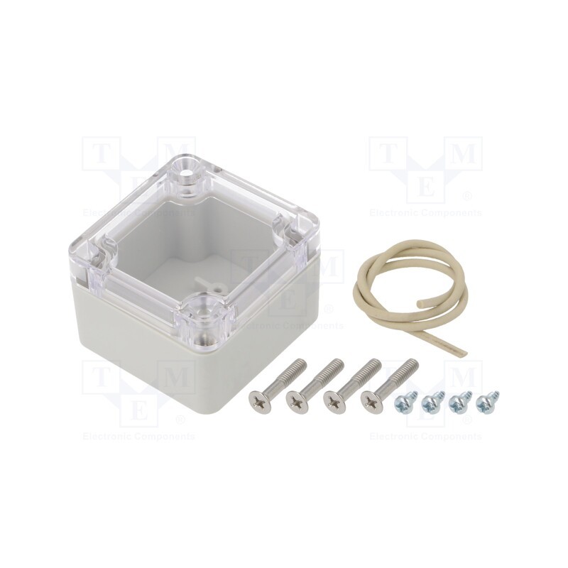 1 pcs x HAMMOND - RZ0250C - Enclosure: multipurpose, X: 50mm, Y: 52mm, Z: 35mm, Ritec, light grey