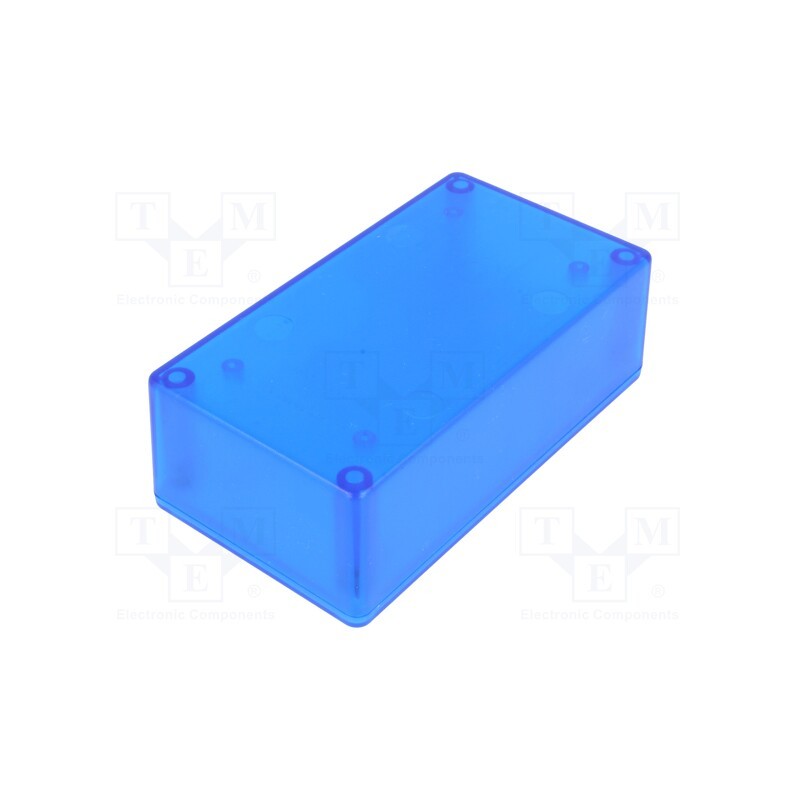 1 pcs x HAMMOND - 1591XXCTBU - Enclosure: multipurpose, X: 66mm, Y: 121mm, Z: 40mm, 1591, ABS, blue