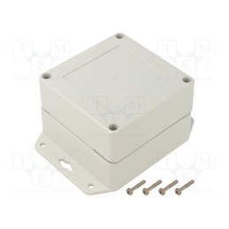 1 pcs x KRADEX - ZP90.90.60SUJ TM ABS - Enclosure: multipurpose, X: 90mm, Y: 90mm, Z: 60mm, ZP, ABS, IP67