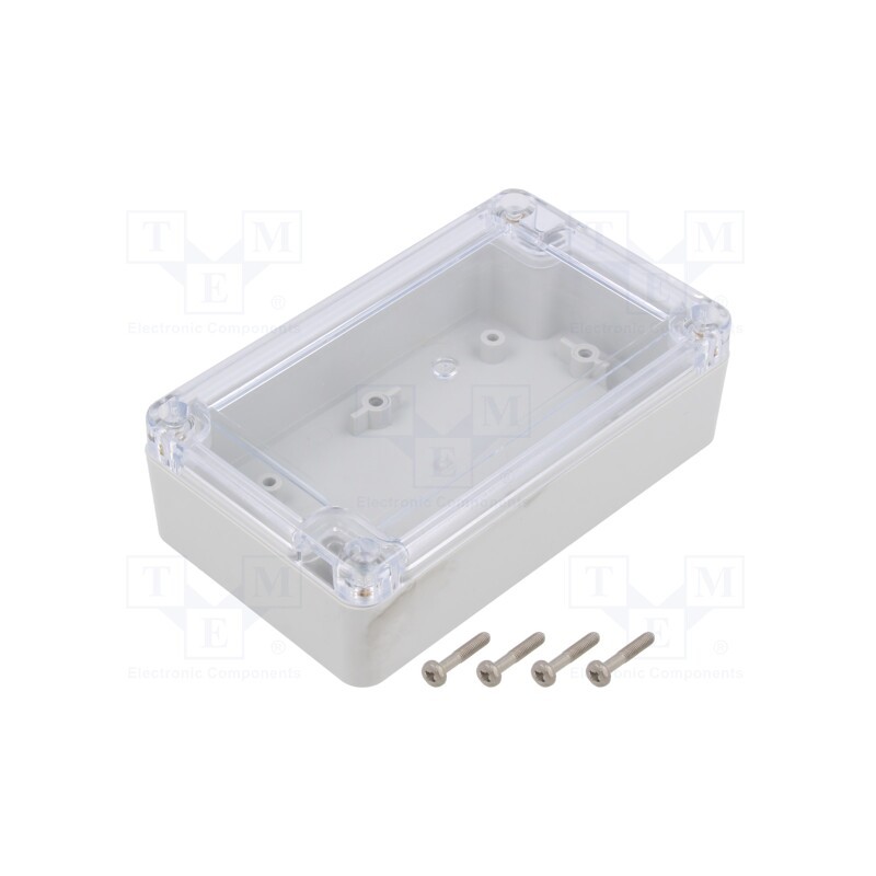 1 pcs x KRADEX - ZP125.75.37JPH TM ABS-PC - Enclosure: multipurpose, X: 75mm, Y: 125mm, Z: 37mm, ZP, ABS, gasket