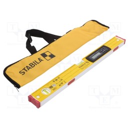 1 pcs x STABILA - 17677 - Electronic level, L: 0.61m, IP65, Kit: carrying case