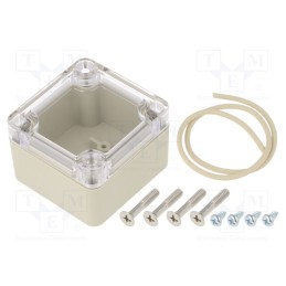 1 pcs x HAMMOND - RZ0362C - Enclosure: multipurpose, X: 50mm, Y: 52mm, Z: 35mm, Ritec, ABS, beige