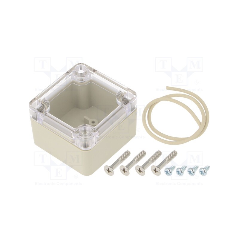 1 pcs x HAMMOND - RZ0362C - Enclosure: multipurpose, X: 50mm, Y: 52mm, Z: 35mm, Ritec, ABS, beige