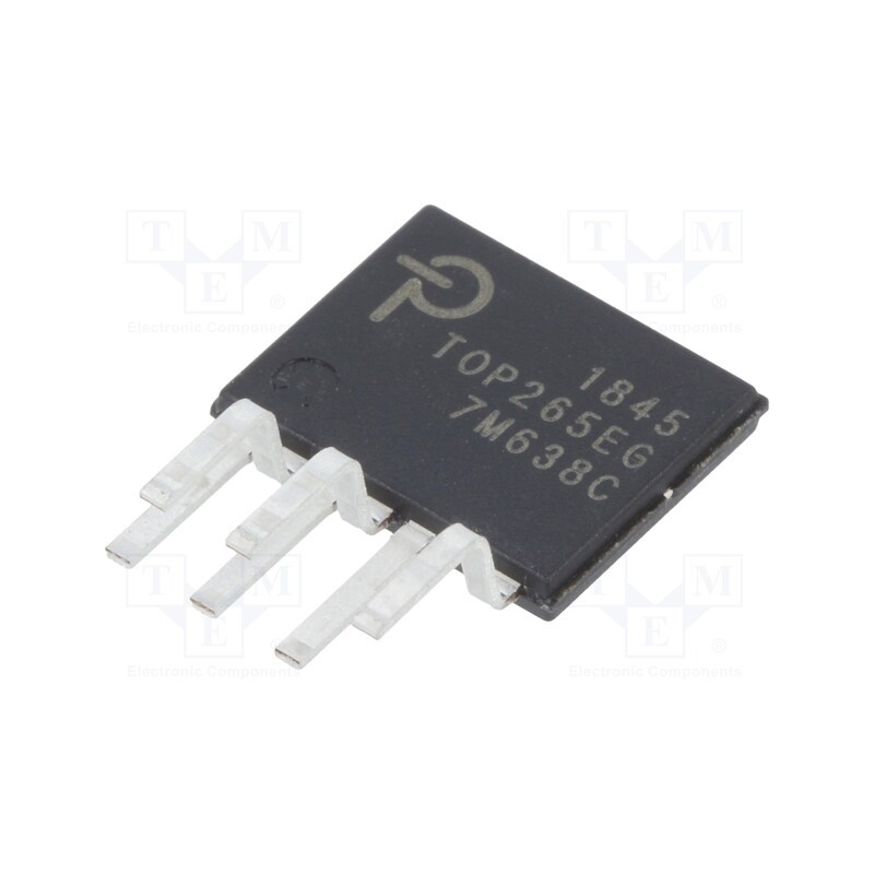 1 pcs x POWER INTEGRATIONS - TOP265EG - IC: PMIC, AC/DC switcher,SMPS controller, 59.4÷145kHz, eSIP-7C