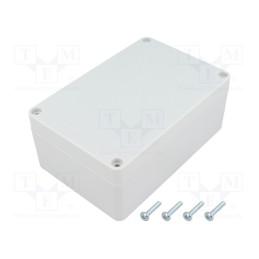 1 pcs x MASZCZYK - KM-175IG - Enclosure: multipurpose, X: 90mm, Y: 135mm, Z: 55mm, ABS, grey, IP65