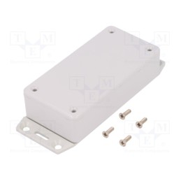 1 pcs x HAMMOND - 1591AF2GY - Enclosure: multipurpose, X: 50mm, Y: 100mm, Z: 25mm, 1591, ABS, grey
