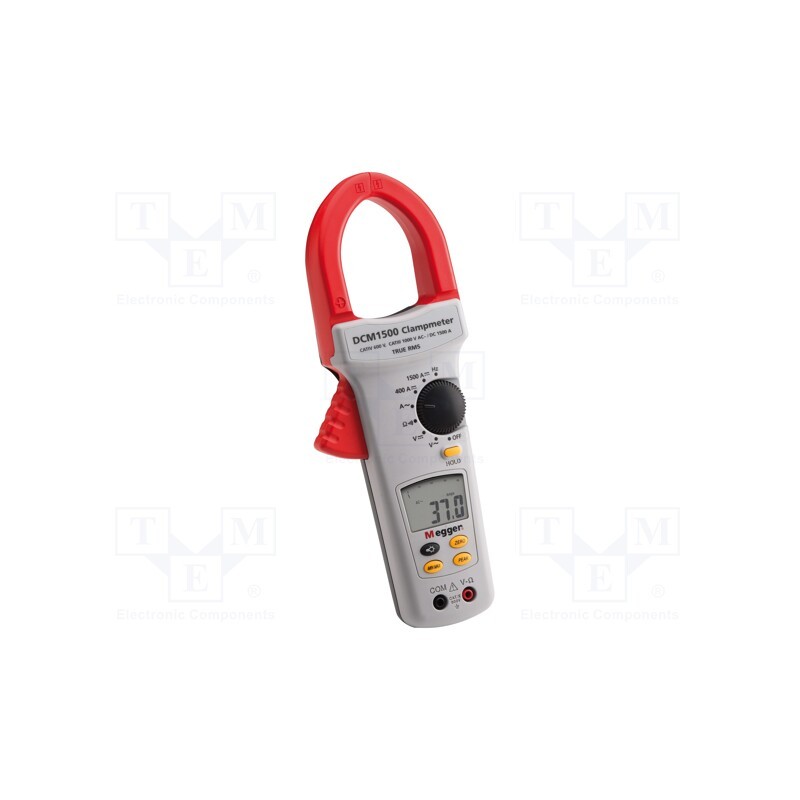 1 pcs x MEGGER - 1005-572 - Meter: multifunction, digital,pincers type, Øcable: 51mm, LCD