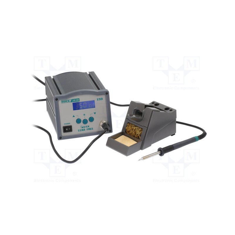 1 pcs x QUICK - QUICK 303D - Soldering station, Station power: 120W, 50÷500°C, ESD
