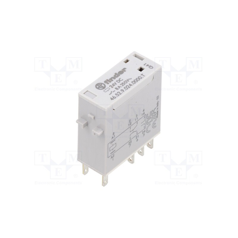 1 pcs x FINDER - 46.52.9.024.0000T - Relay: electromagnetic, miniature,industrial