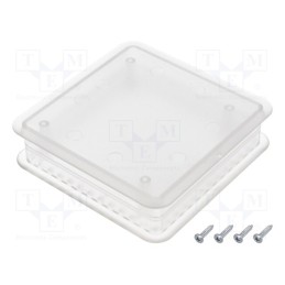 1 pcs x TEKO - TEK-MBD.0 -AS - Enclosure: for computer, ABS,polycarbonate, semi-transparent