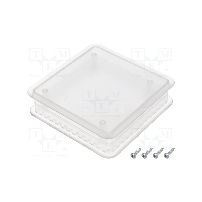 1 pcs x TEKO - TEK-MBD.0 -AS - Enclosure: for computer, ABS,polycarbonate, semi-transparent