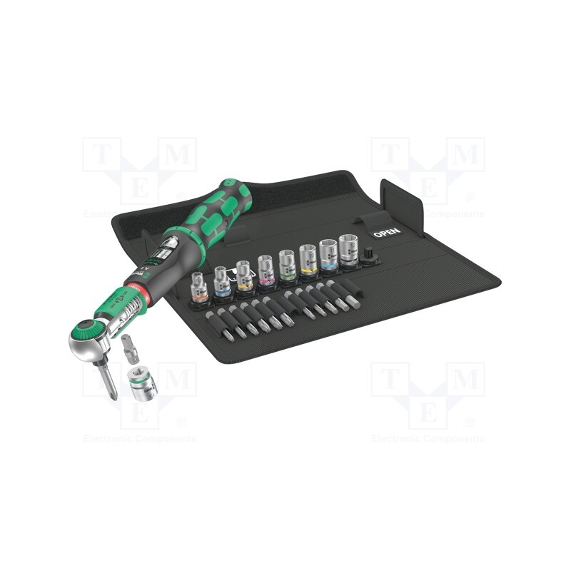 1 pcs x WERA - 5075832001 - Wrench, torque, 244mm, 2÷12Nm, Mounting: 1/4',hexagonal