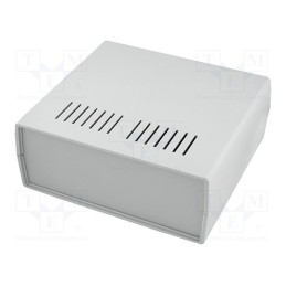 1 pcs x KRADEX - Z17WJ PS - Enclosure: with panel, vented, X: 218mm, Y: 237mm, Z: 92mm, grey