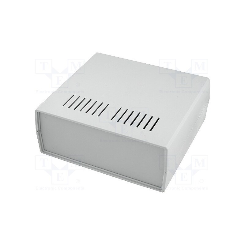 1 pcs x KRADEX - Z17WJ PS - Enclosure: with panel, vented, X: 218mm, Y: 237mm, Z: 92mm, grey