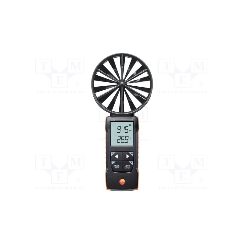 1 pcs x TESTO - TESTO 417 0560 4170 - Thermoanemometer, Velocity measuring range: 0.3÷20m/s, 0÷50°C