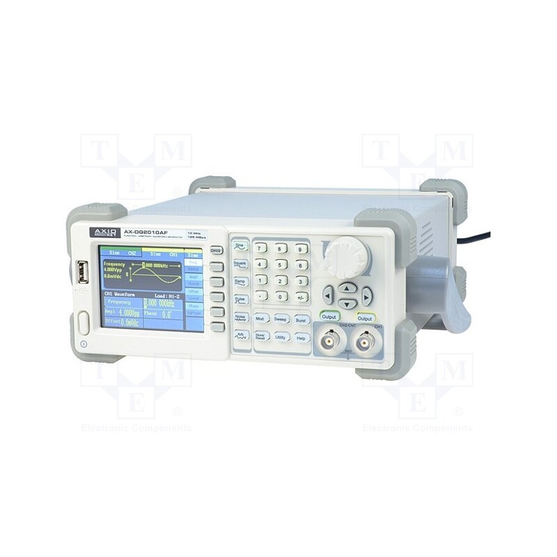 1 pcs x AXIOMET - AX-DG2010AF - Generator: arbitrary, function, 10MHz, Ch: 2, 16kpts/ch, Plug: EU