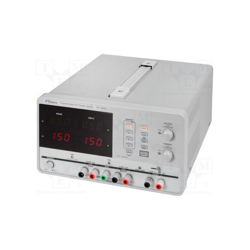 1 pcs x TWINTEX - TP-3305U - Power supply: programmable laboratory, Ch: 3, 0÷30VDC, 0÷5A, 0÷5A