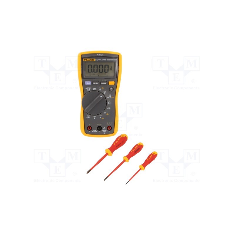 1 pcs x FLUKE - FLK-IB117 - Digital multimeter, LCD, 3,75 digit (6000), True RMS AC