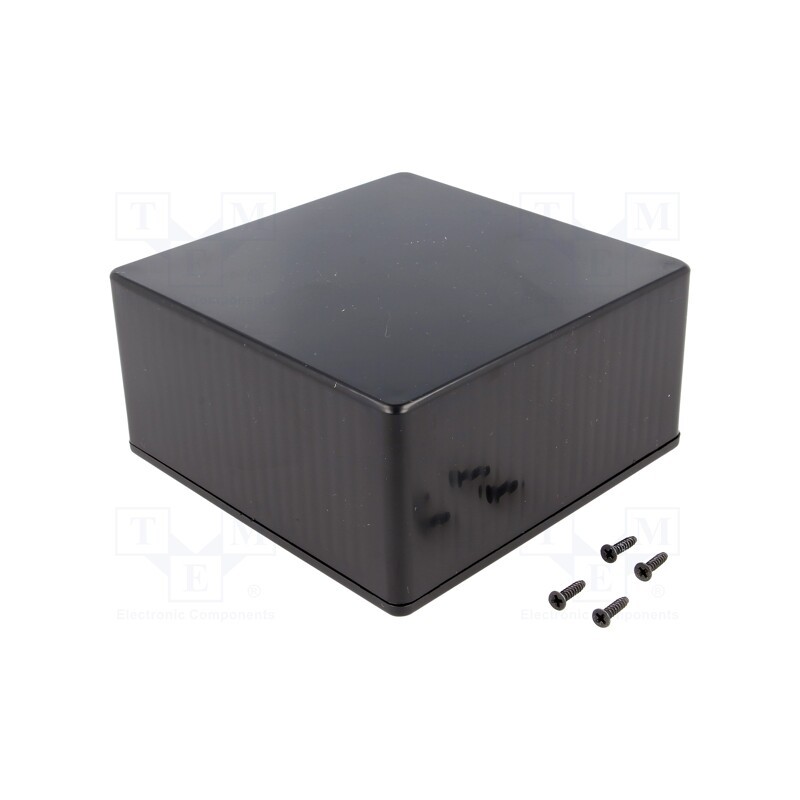 1 pcs x HAMMOND - 1591USBK - Enclosure: multipurpose, X: 120mm, Y: 120mm, Z: 59mm, 1591S, ABS, IP54