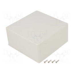 1 pcs x HAMMOND - 1591USGY - Enclosure: multipurpose, X: 120mm, Y: 120mm, Z: 59mm, 1591S, ABS, grey