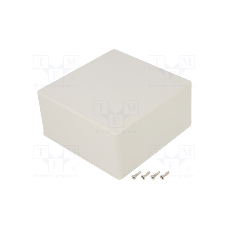 1 pcs x HAMMOND - 1591USGY - Enclosure: multipurpose, X: 120mm, Y: 120mm, Z: 59mm, 1591S, ABS, grey