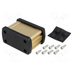 1 pcs x GAINTA - ALUG702GD040 -AS - Enclosure: multipurpose, X: 68.7mm, Y: 49mm, Z: 35.2mm, aluminium